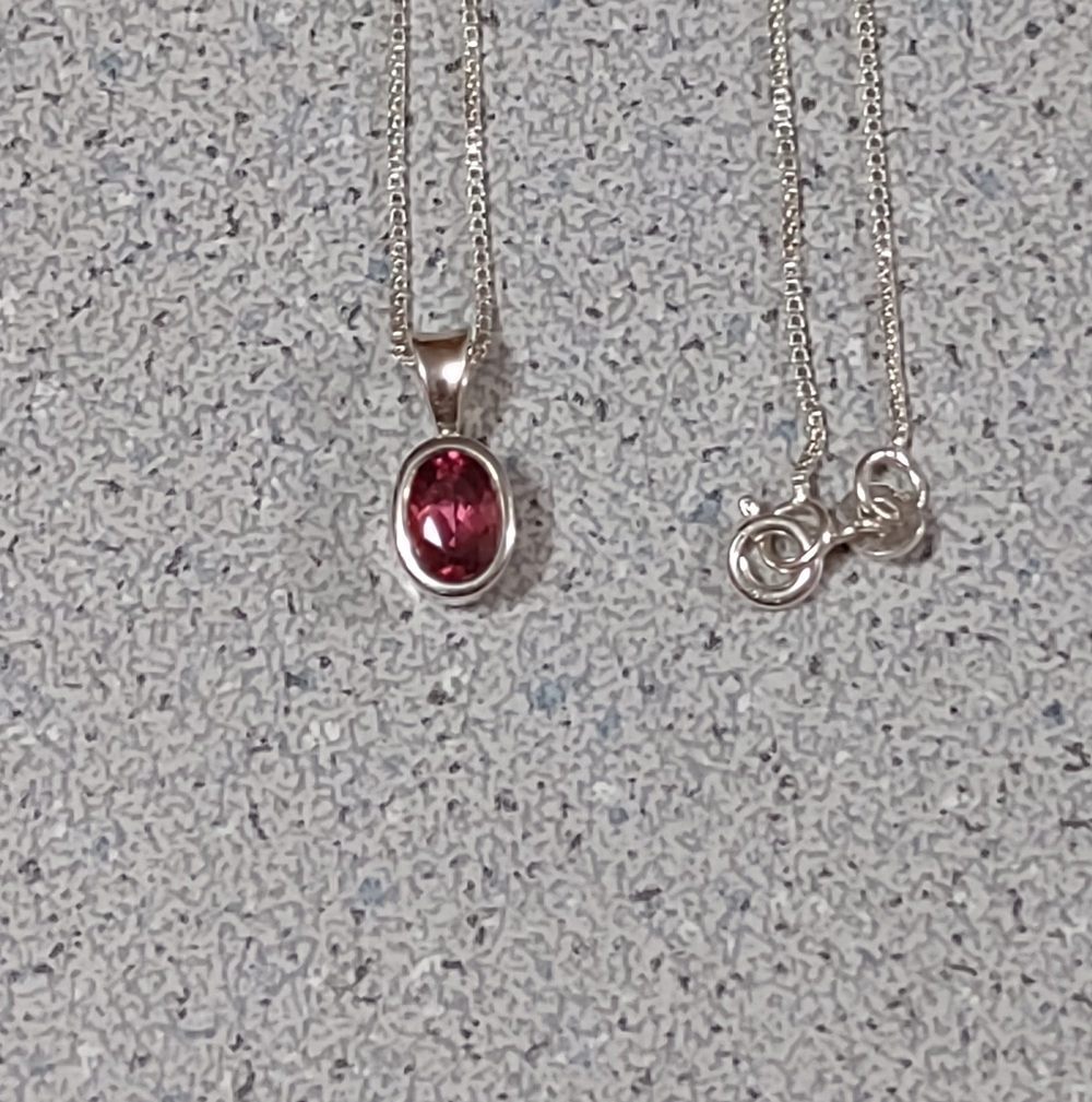 Lower Price!*Pink Tourmaline Necklace